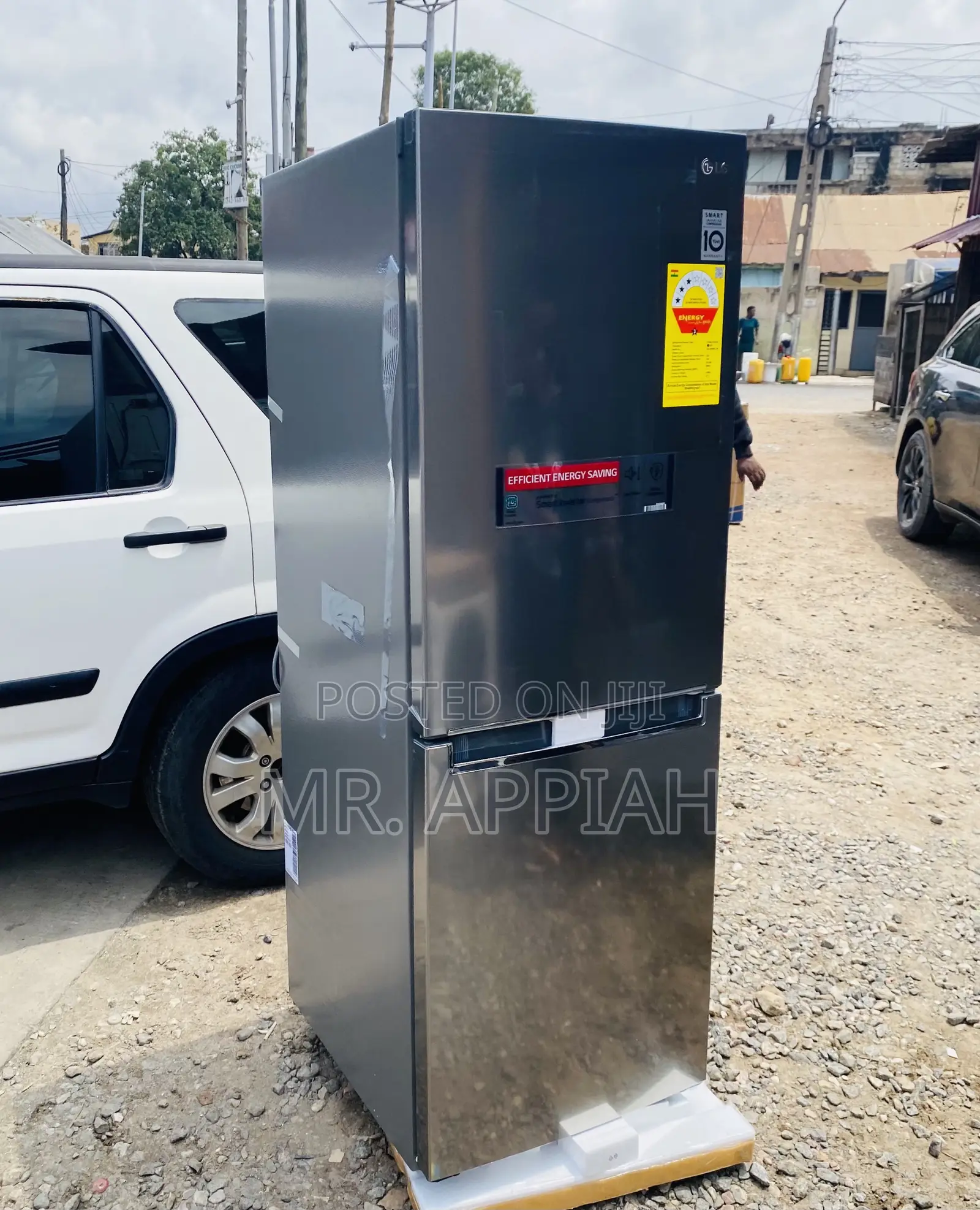 Unique LG GC.B399NLJM Bottom Freezer Fridge(Silver).