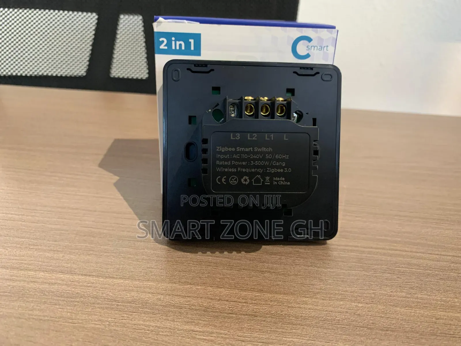 2 Gang Zigbee C Smart No Neutral Switch