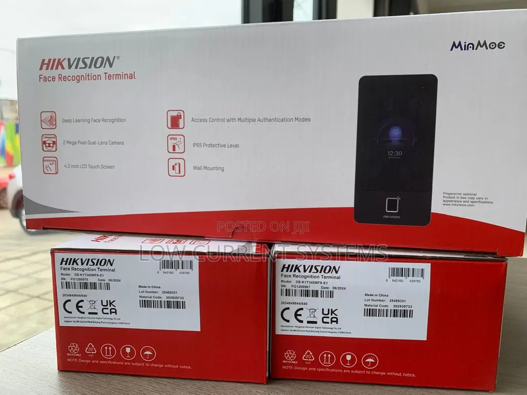 Hikvision Facial Recognition Accessterminal Ds-K1t342mfwx-E1