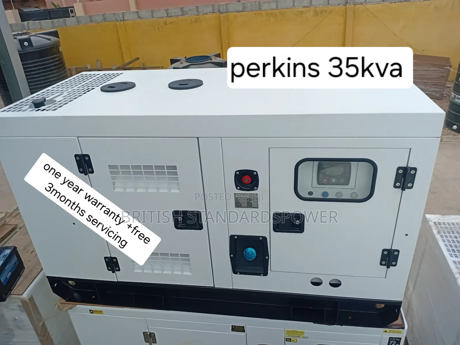 Heavy Duty 35kva Perkins With Air Coolant Engine