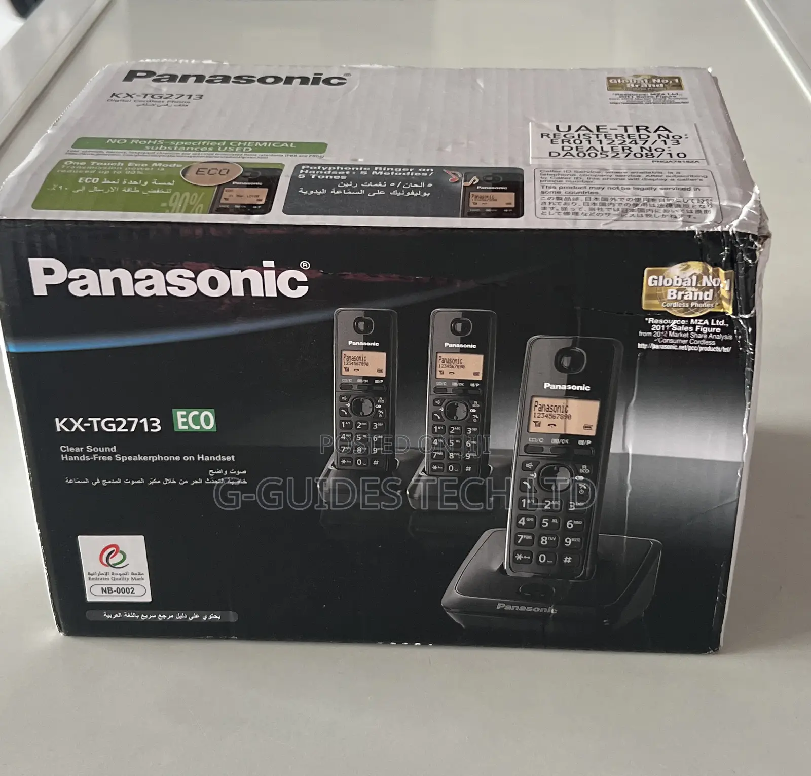 Panasonic Digital Cordless Phone KX-TG2713 (3 in 1-Phone)