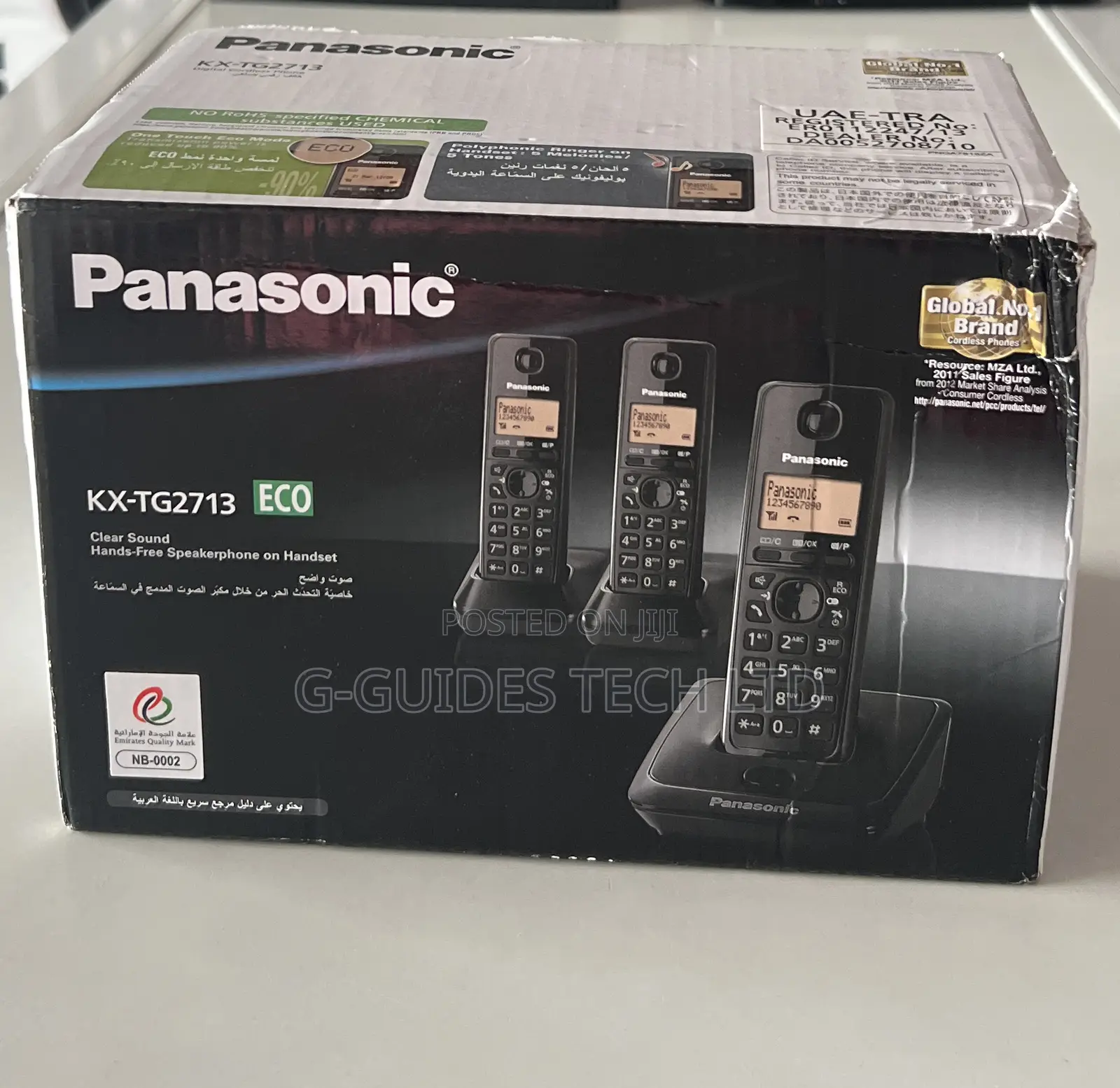 Panasonic Digital Cordless Phone KX-TG2713 (3 in 1-Phone)