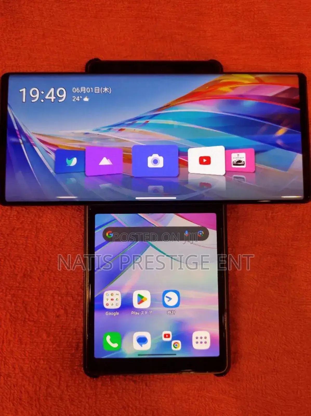 New LG Wing 5G 128 GB Black