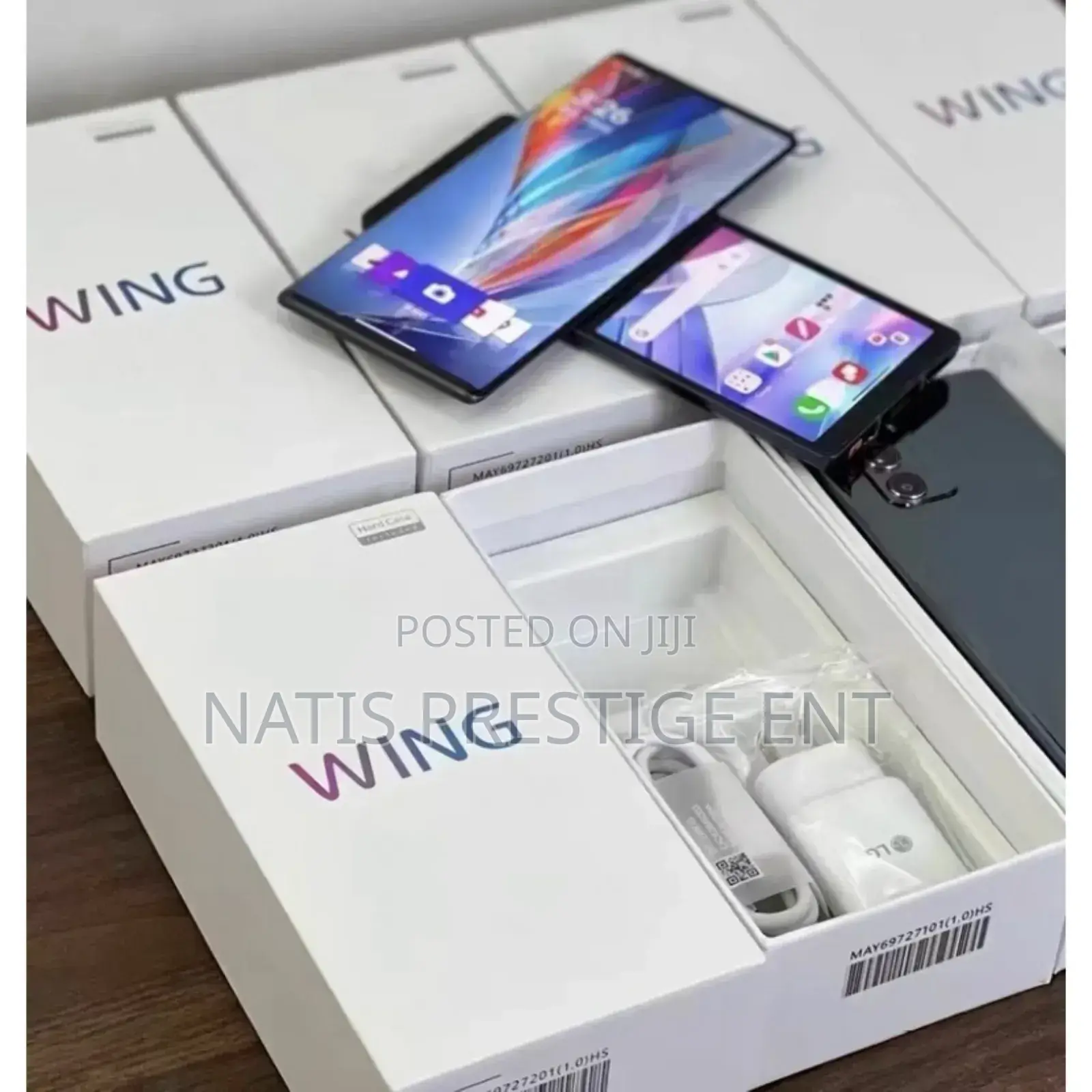 New LG Wing 5G 256 GB Black