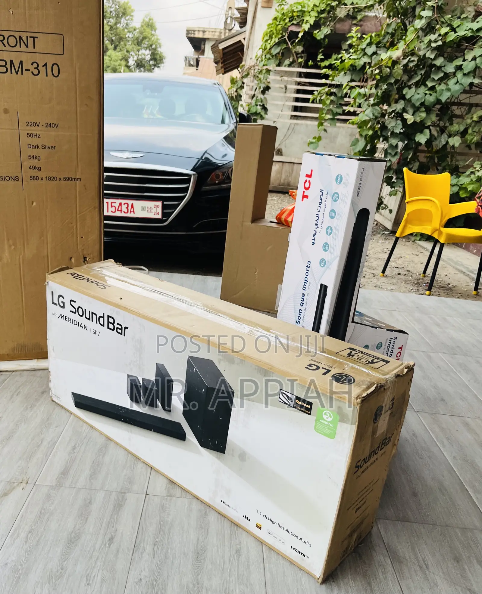 Unique LG SL7Y 3.1ch Soundbar With External Subwoofer,Black
