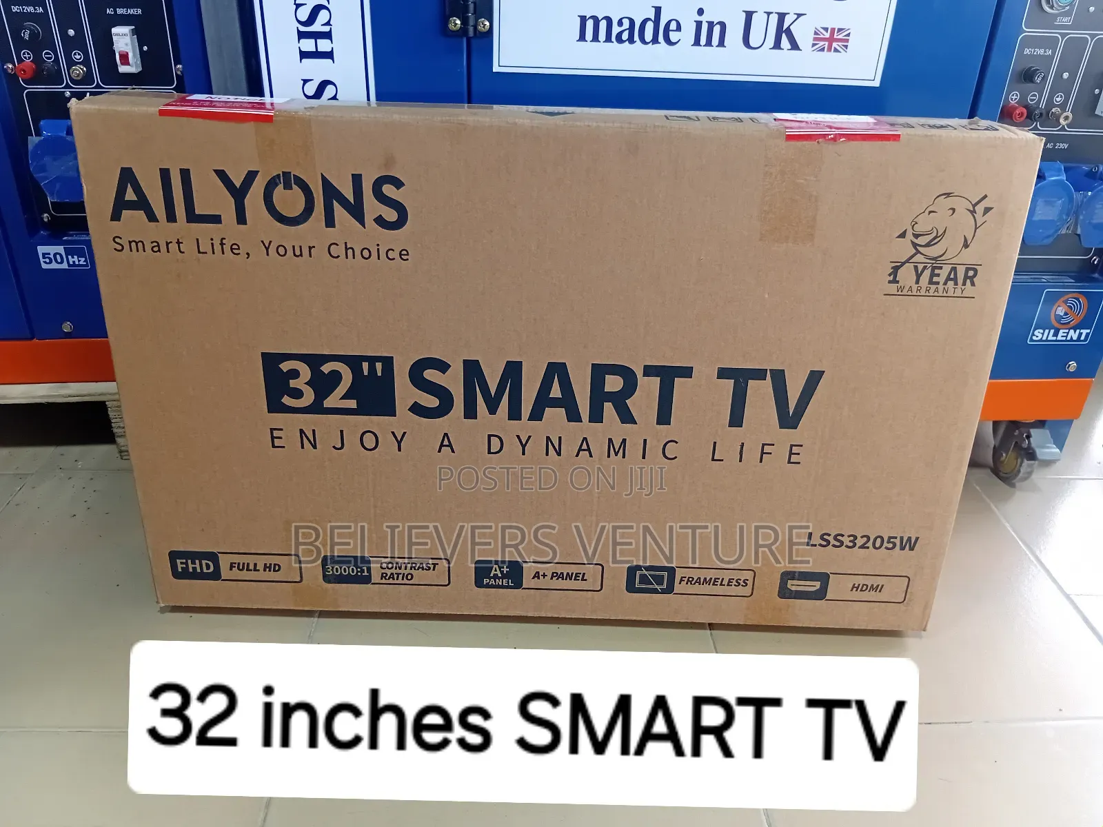 32 Inches Smart AILYONS TV With Morden Screen Display