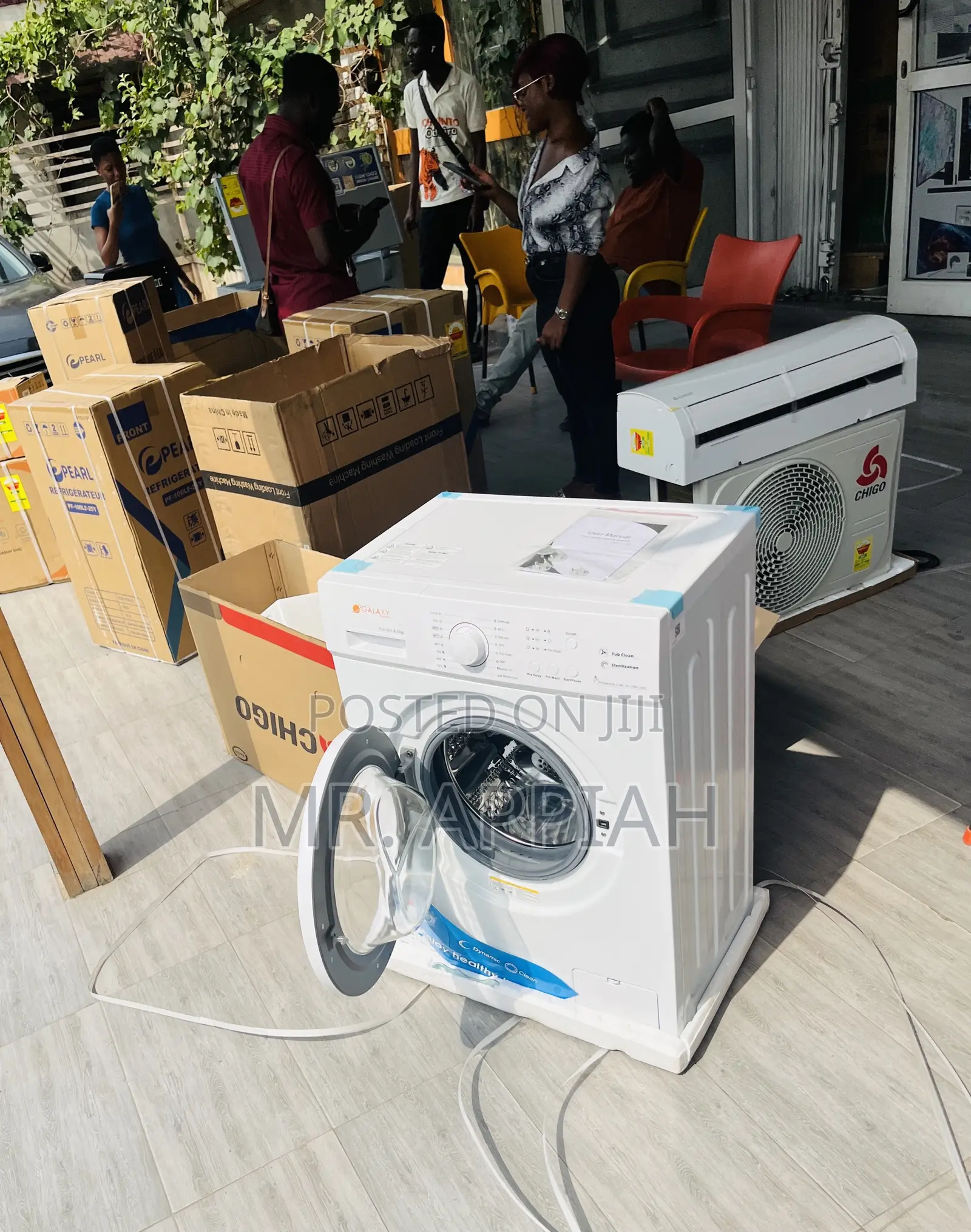 Sleek Galaxy 5kg Front Load Washing Machine(White) 