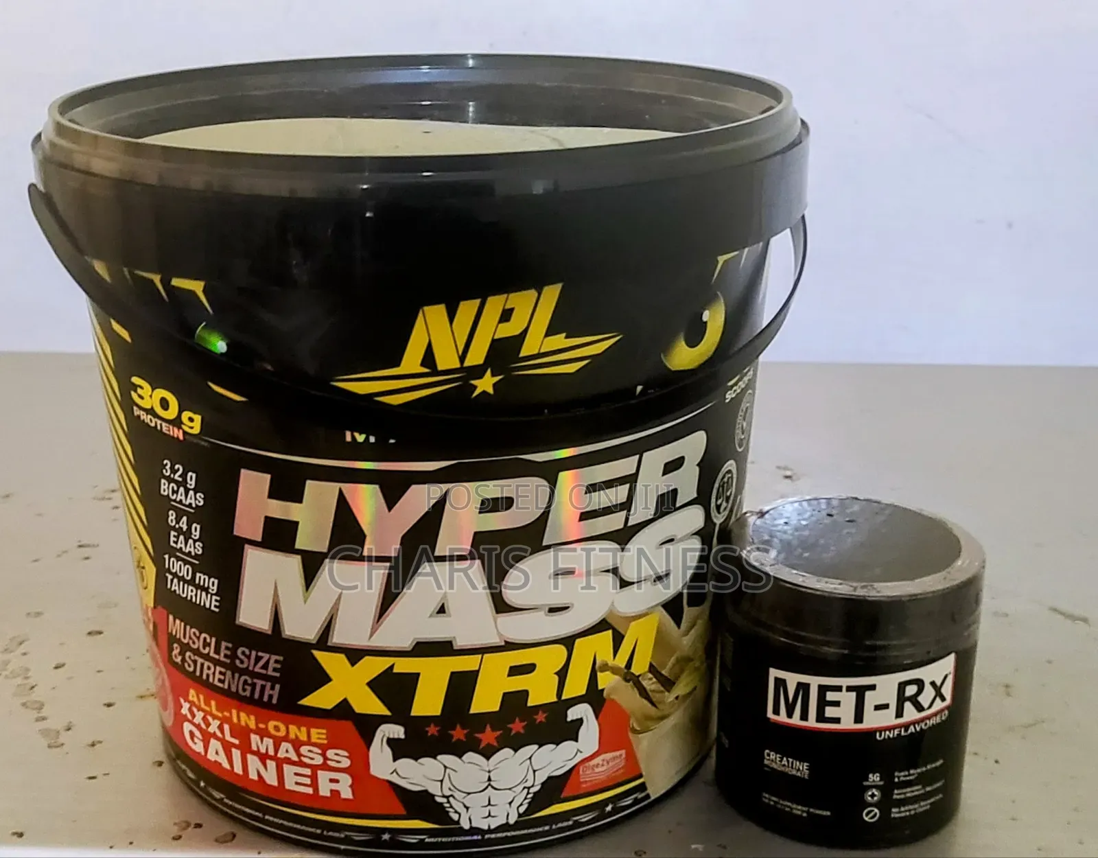Hyper Mass Gainer + Met Rx Creatine Powder