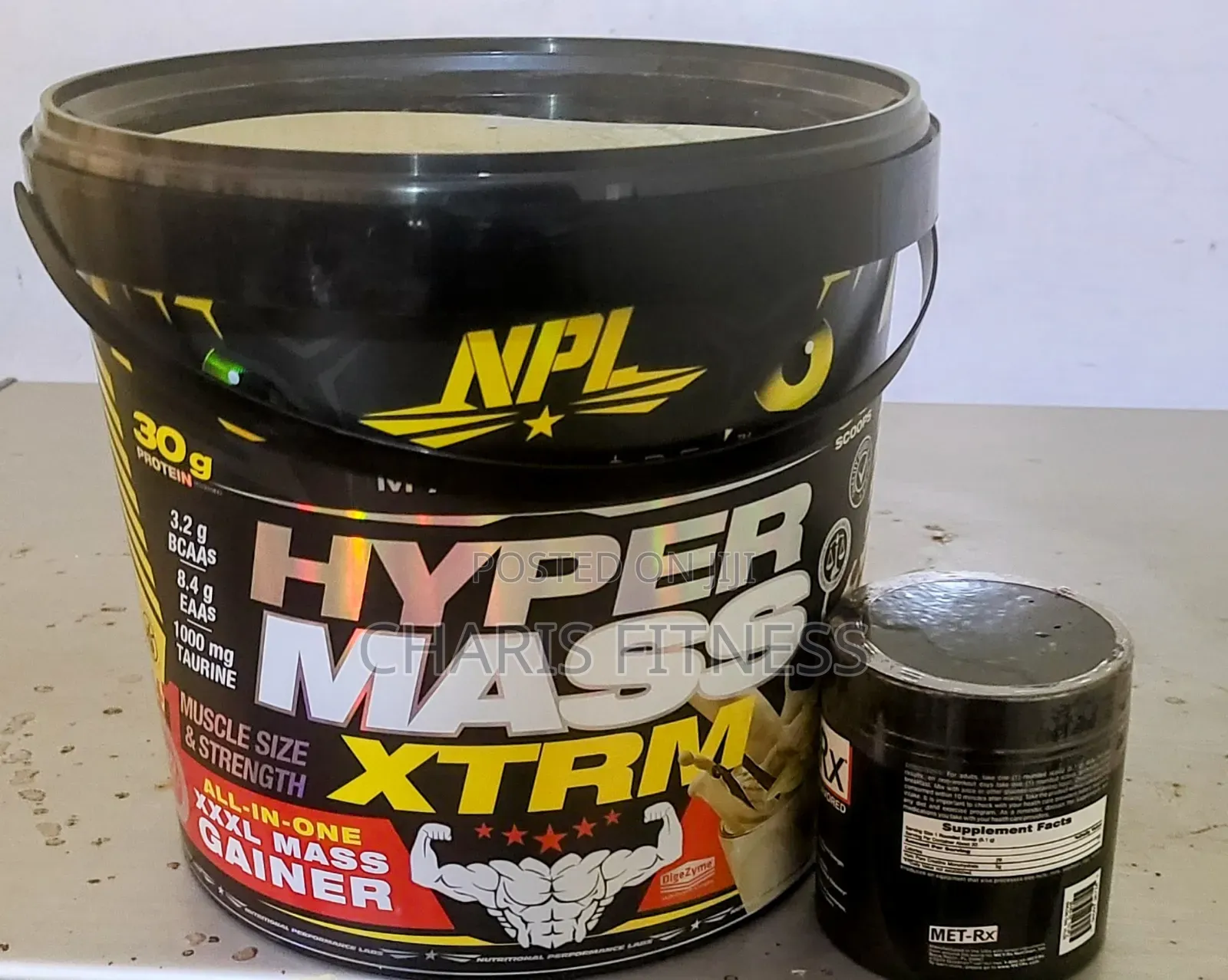 Hyper Mass Gainer + Met Rx Creatine Powder