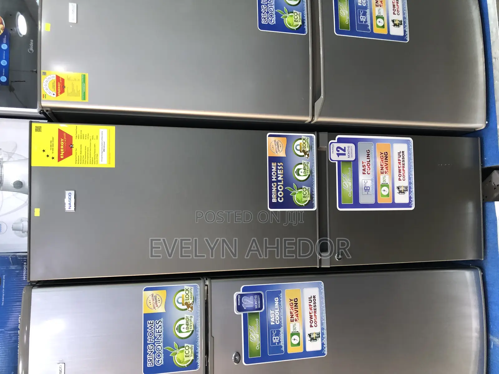 Quality Nasco Bottom Fridge With Two Doors Available 170 LRT