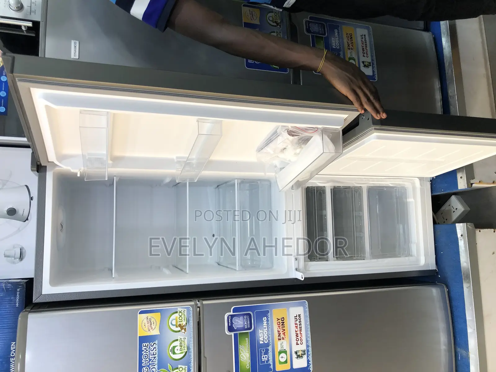 Quality Nasco Bottom Fridge With Two Doors Available 170 LRT
