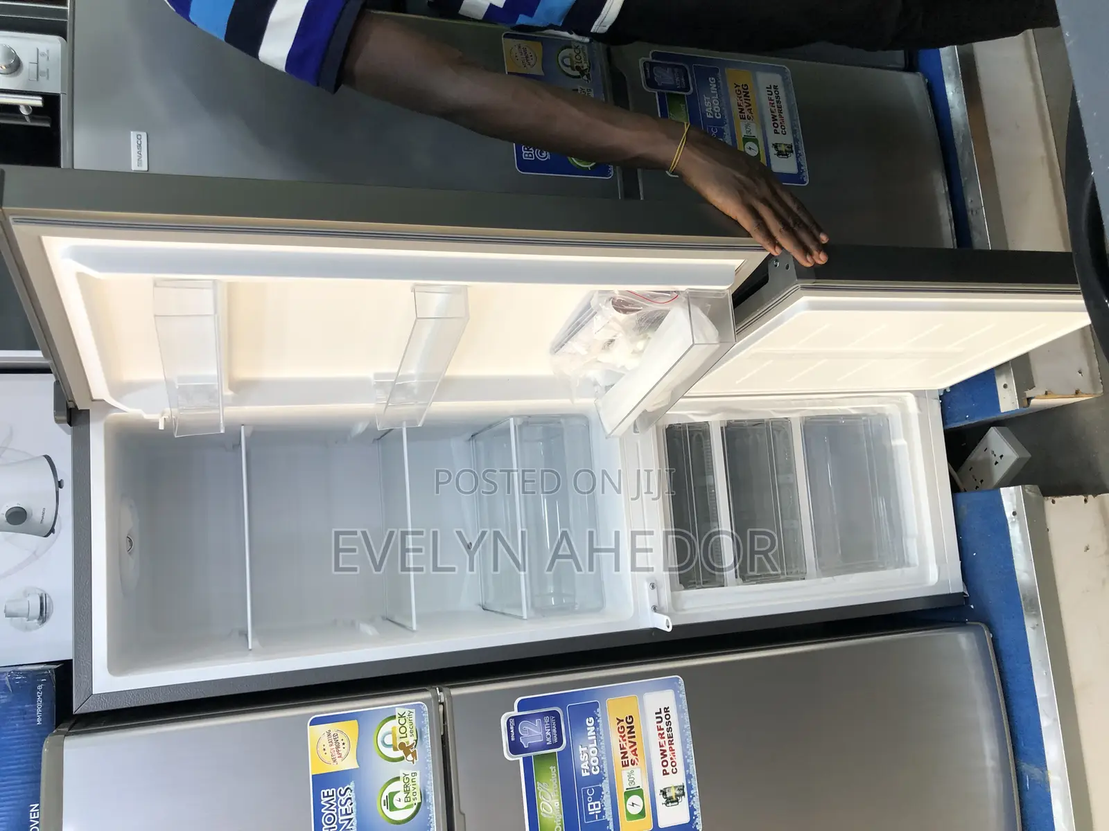 Quality Nasco Bottom Fridge With Two Doors Available 170 LRT