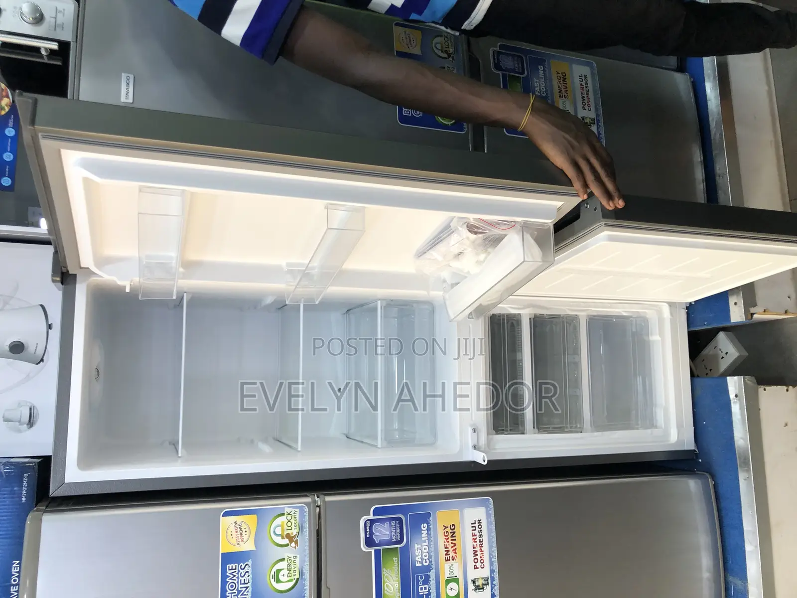 Quality Nasco Bottom Fridge With Two Doors Available 170 LRT