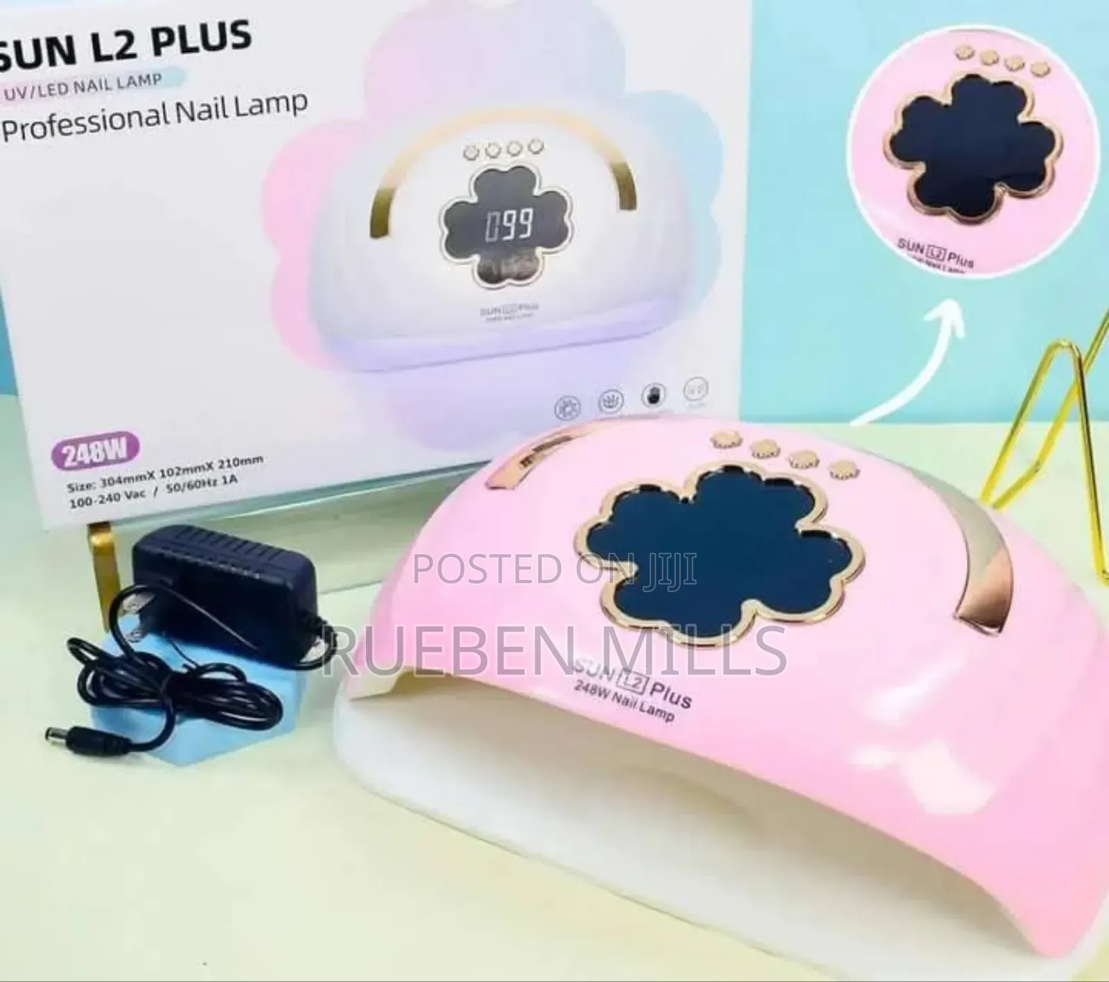 Two Hands Sun L2 Plus UV/LED Professional Nail Dryer Lamp