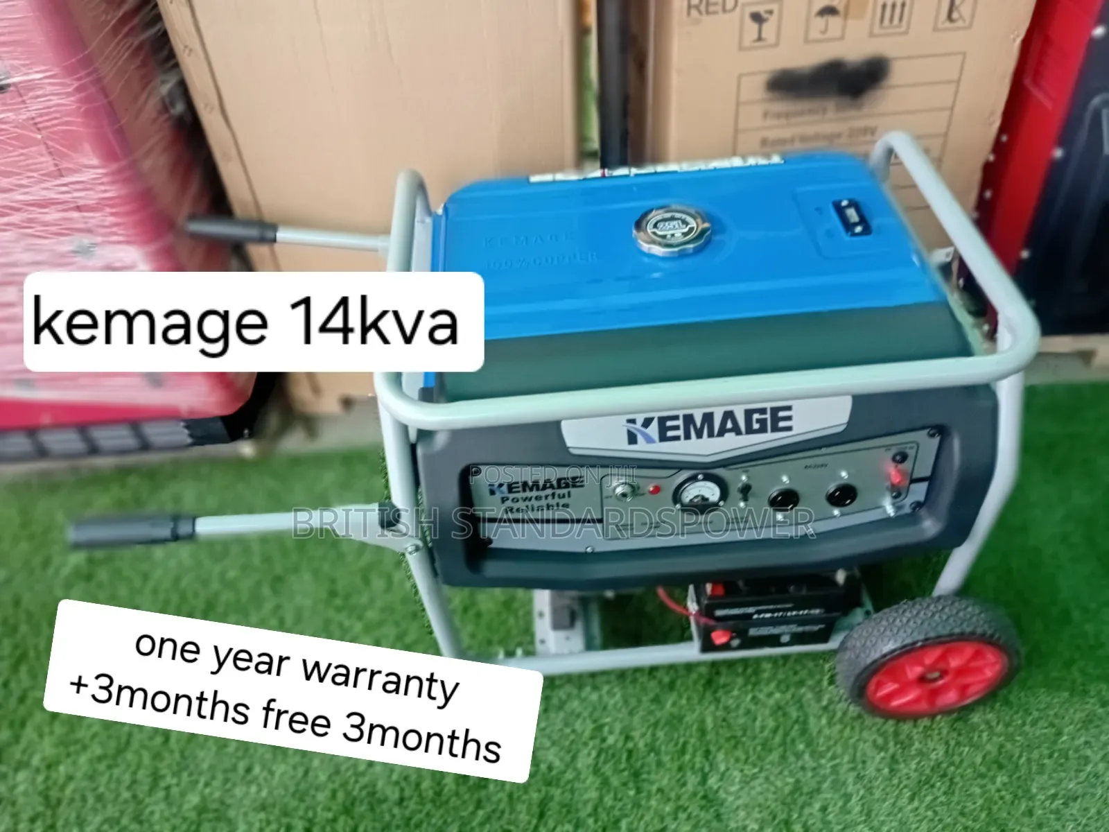 Electric 14kva Kemage Petrol Generator 16000watt