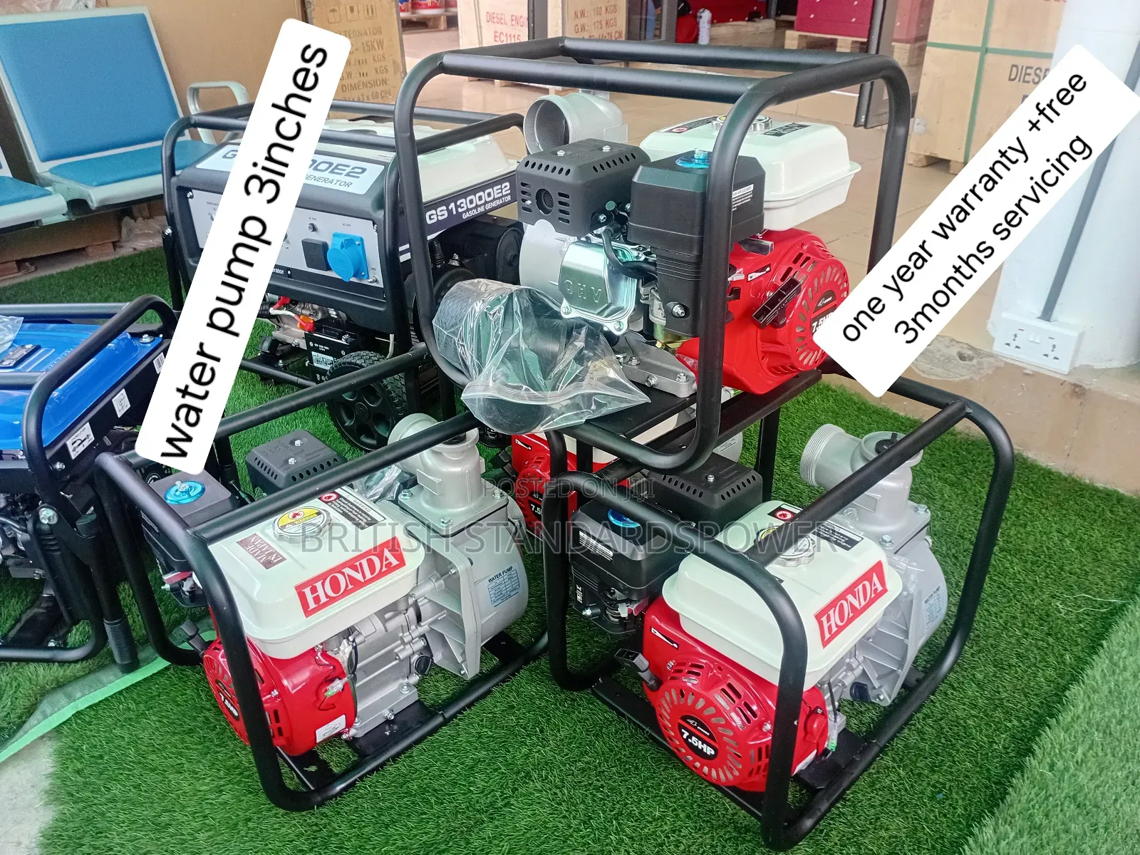 7 .5hp Honda Water Pump Machine 3inches Water Pump