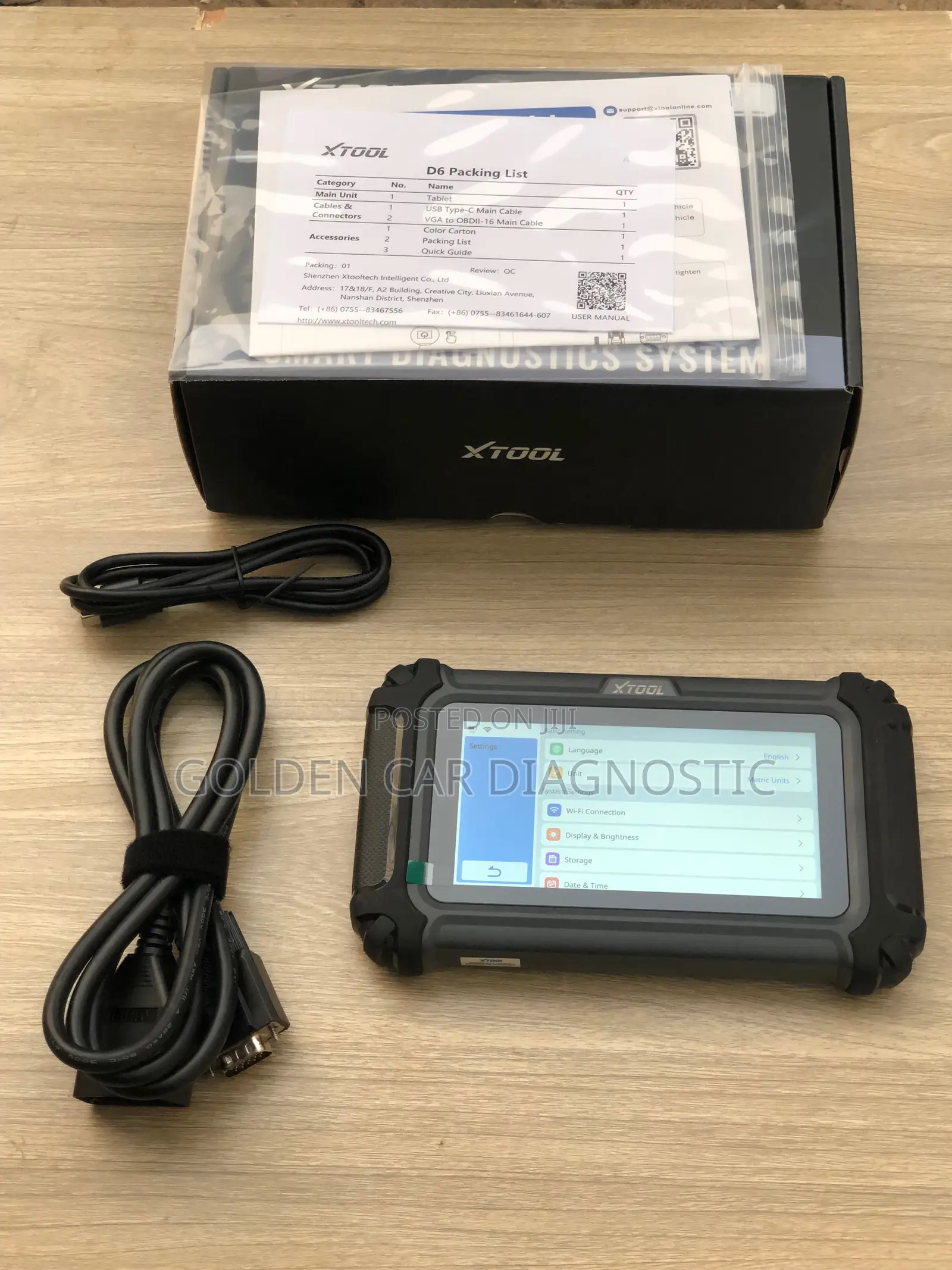 Xtool D6 OBD2 Car Diagnostic Scanner