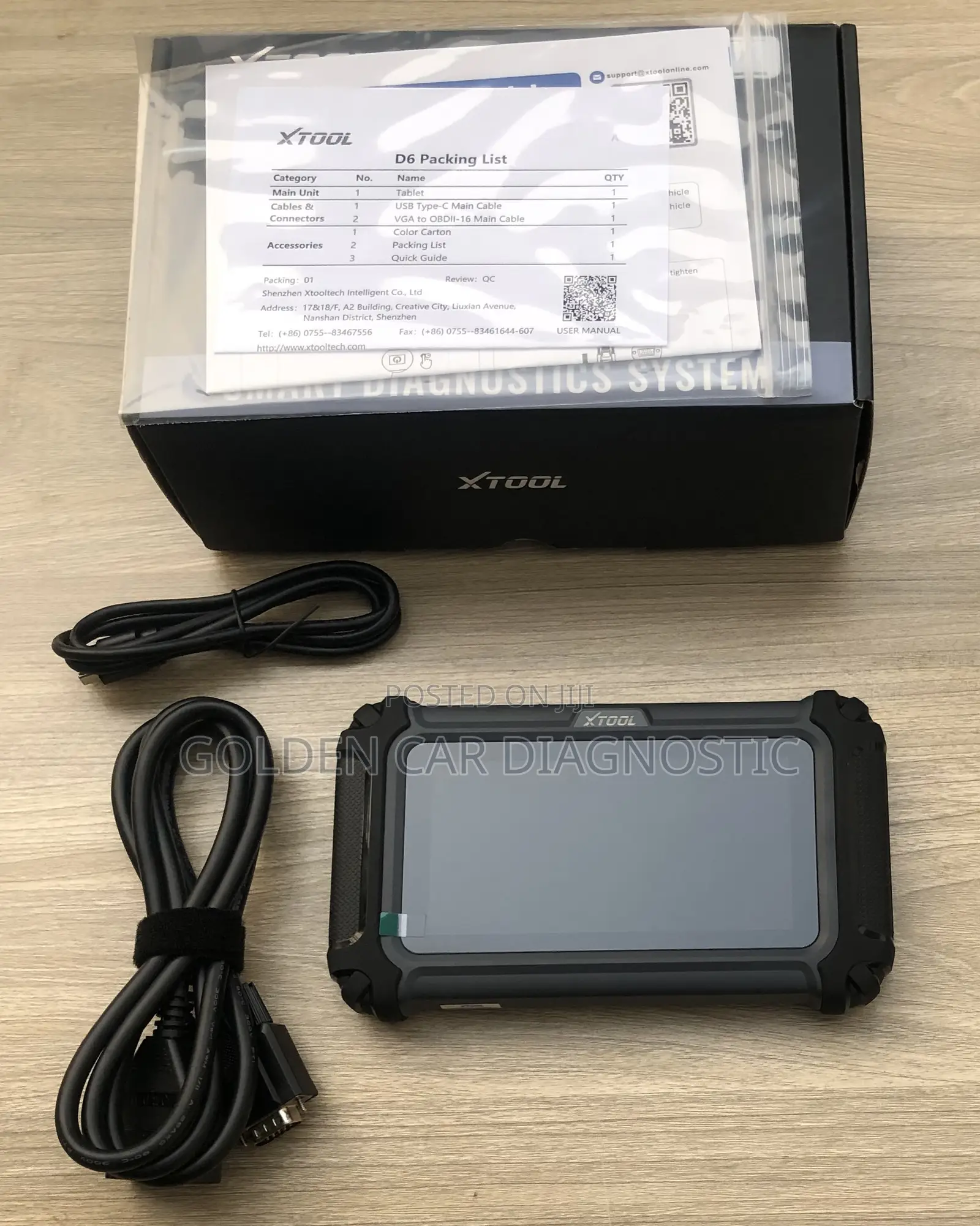 Xtool D6 OBD2 Car Diagnostic Scanner