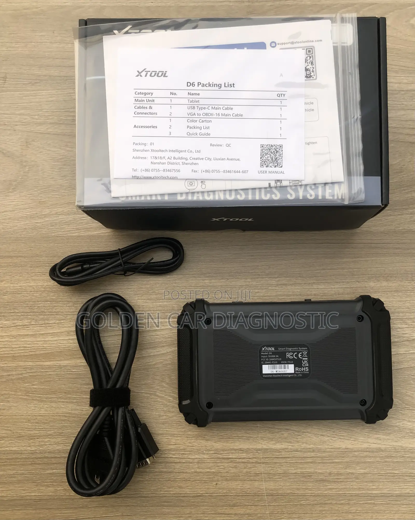 Xtool D6 OBD2 Car Diagnostic Scanner