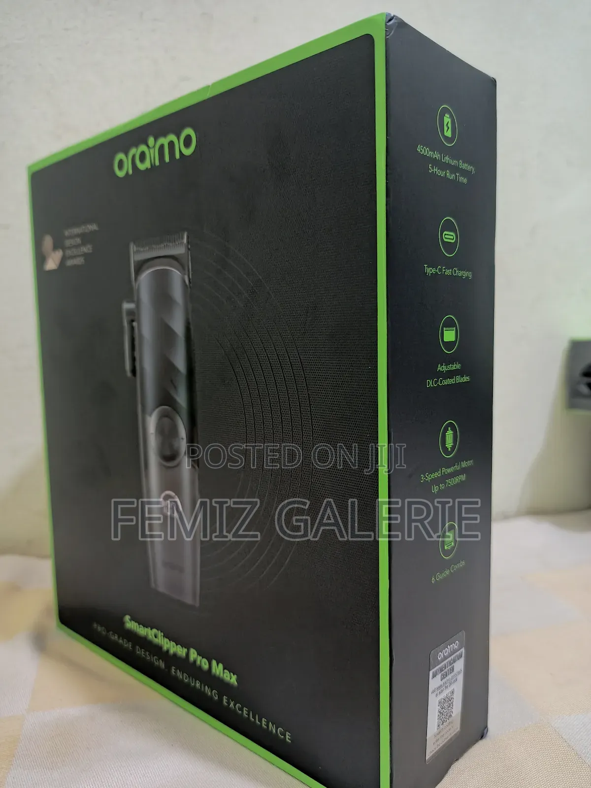 Oraimo Smart Clipper Pro Max Professional Hair Clipper