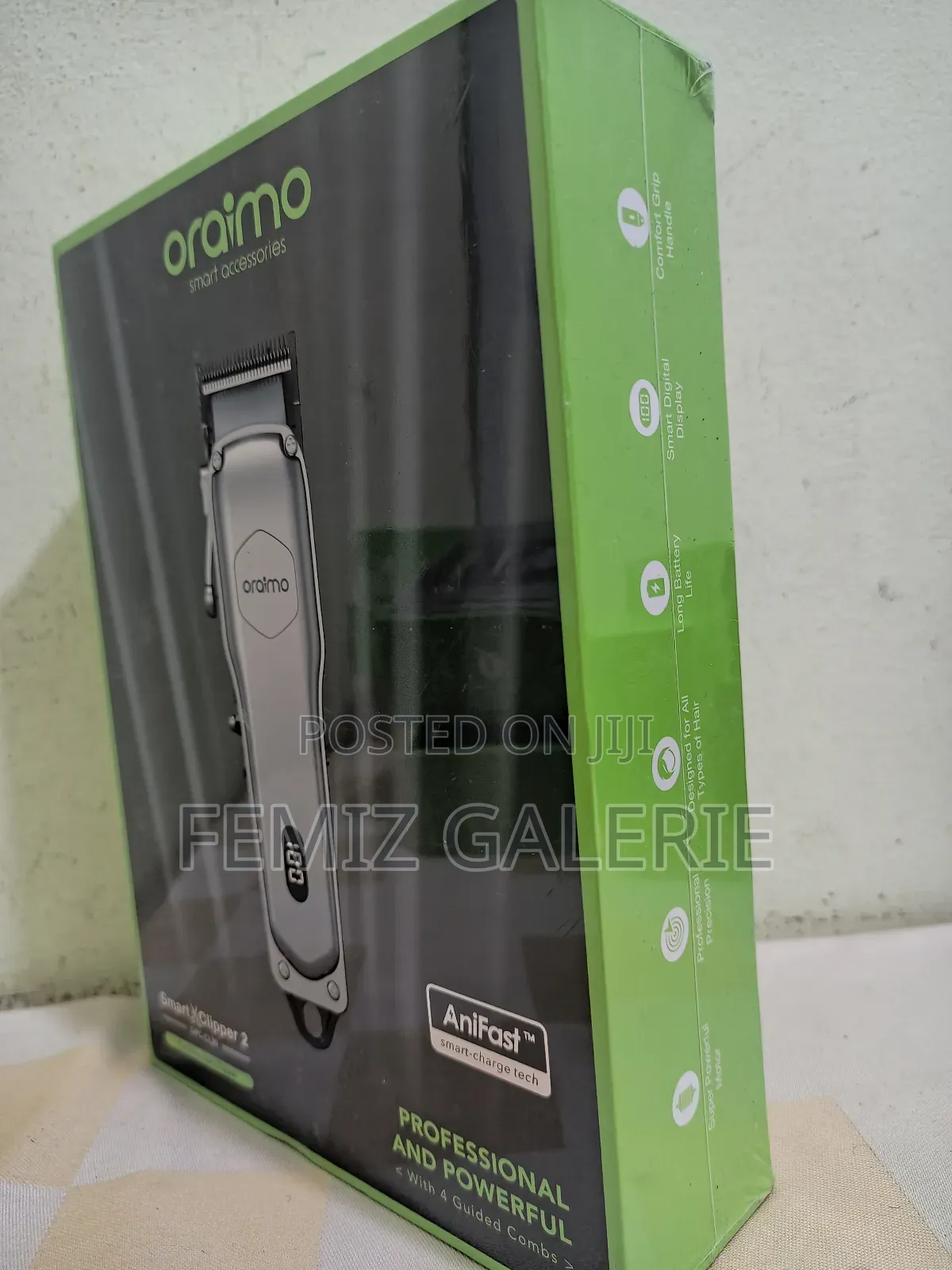 Oraimo Smart Clipper 2-Silver Professional Hair Clipper