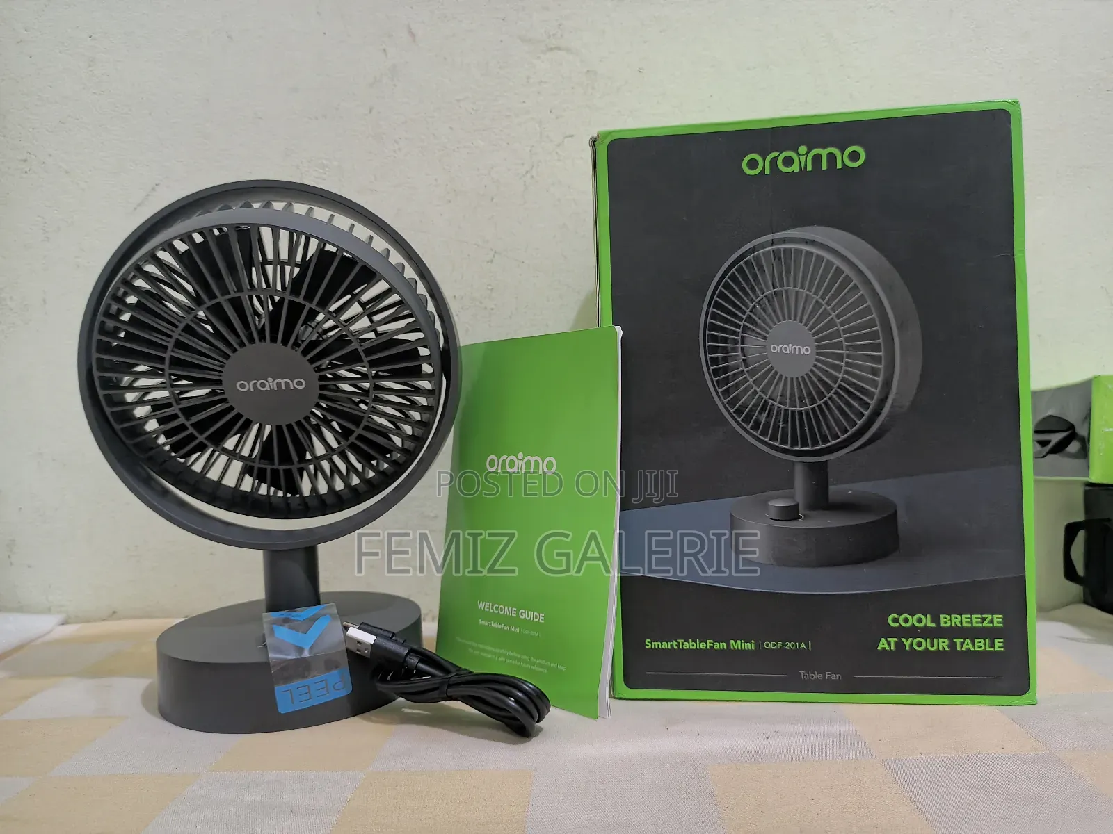 Oraimo Smart Table Fan 5w Mini Fan