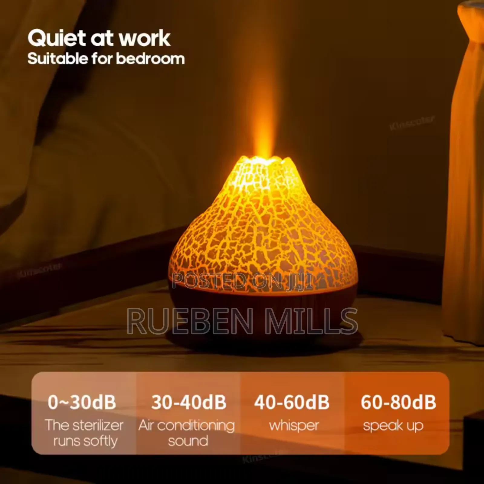 300ml Mini Volcano Design Essential Oil Diffuser Humidifier