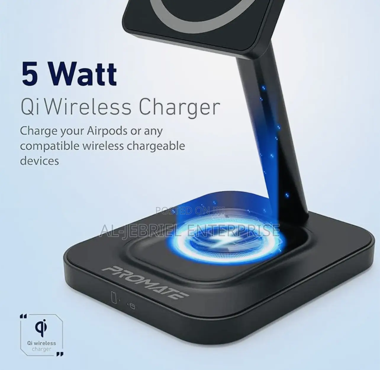 Promate 15 Watts Wireless Charger —AURABASE