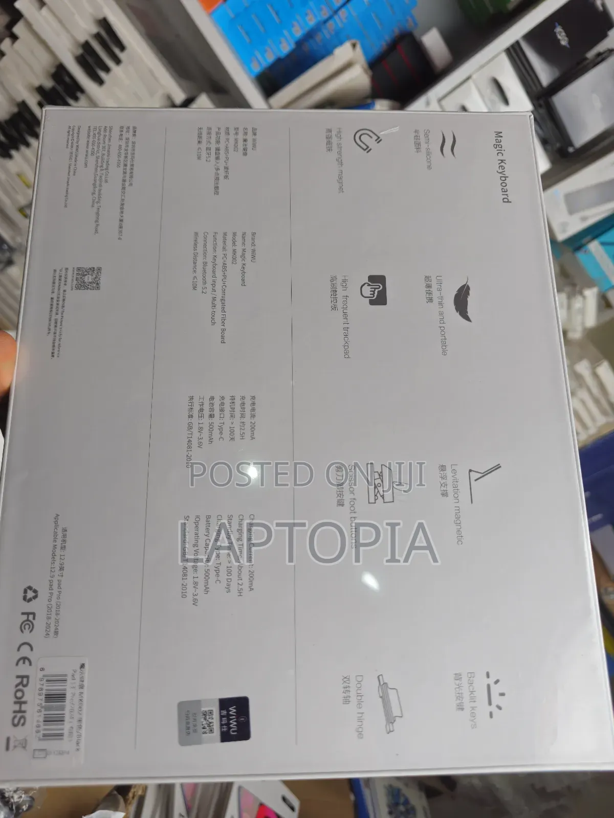 iPad Pro 13 M4 2024 Magic Keyboard-wiwu