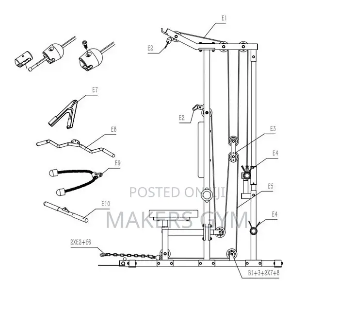 Cable Machine (Plate Loaded)