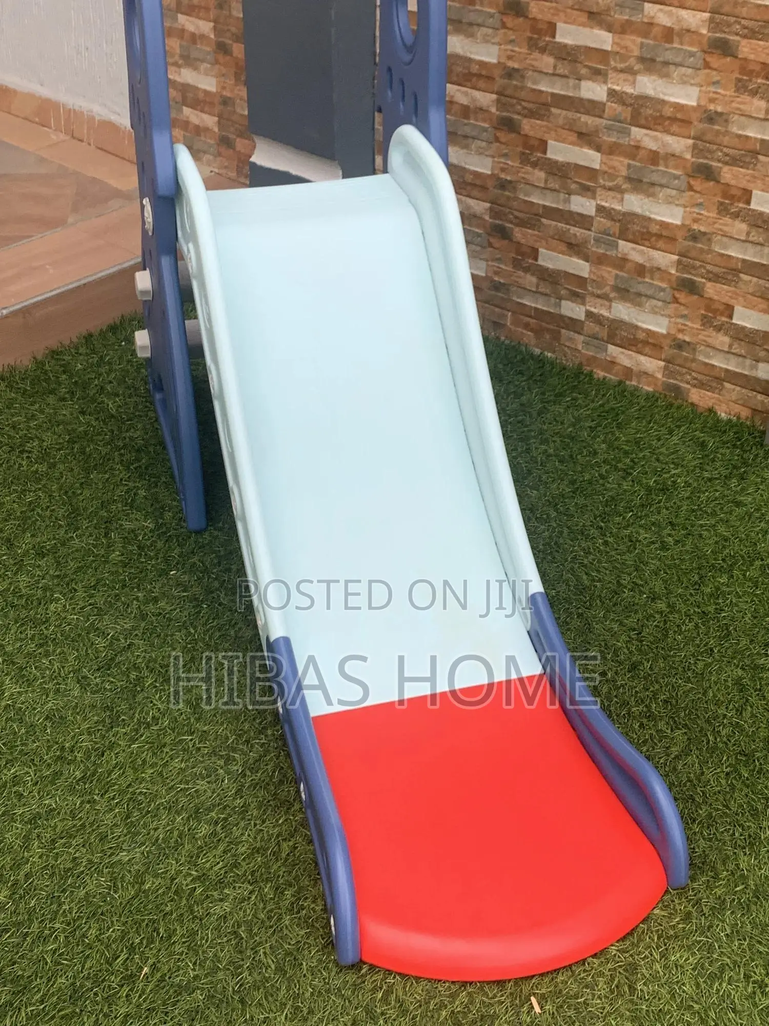 Space Kids Plastic Slide With Basket Ball (157x69x119cm)