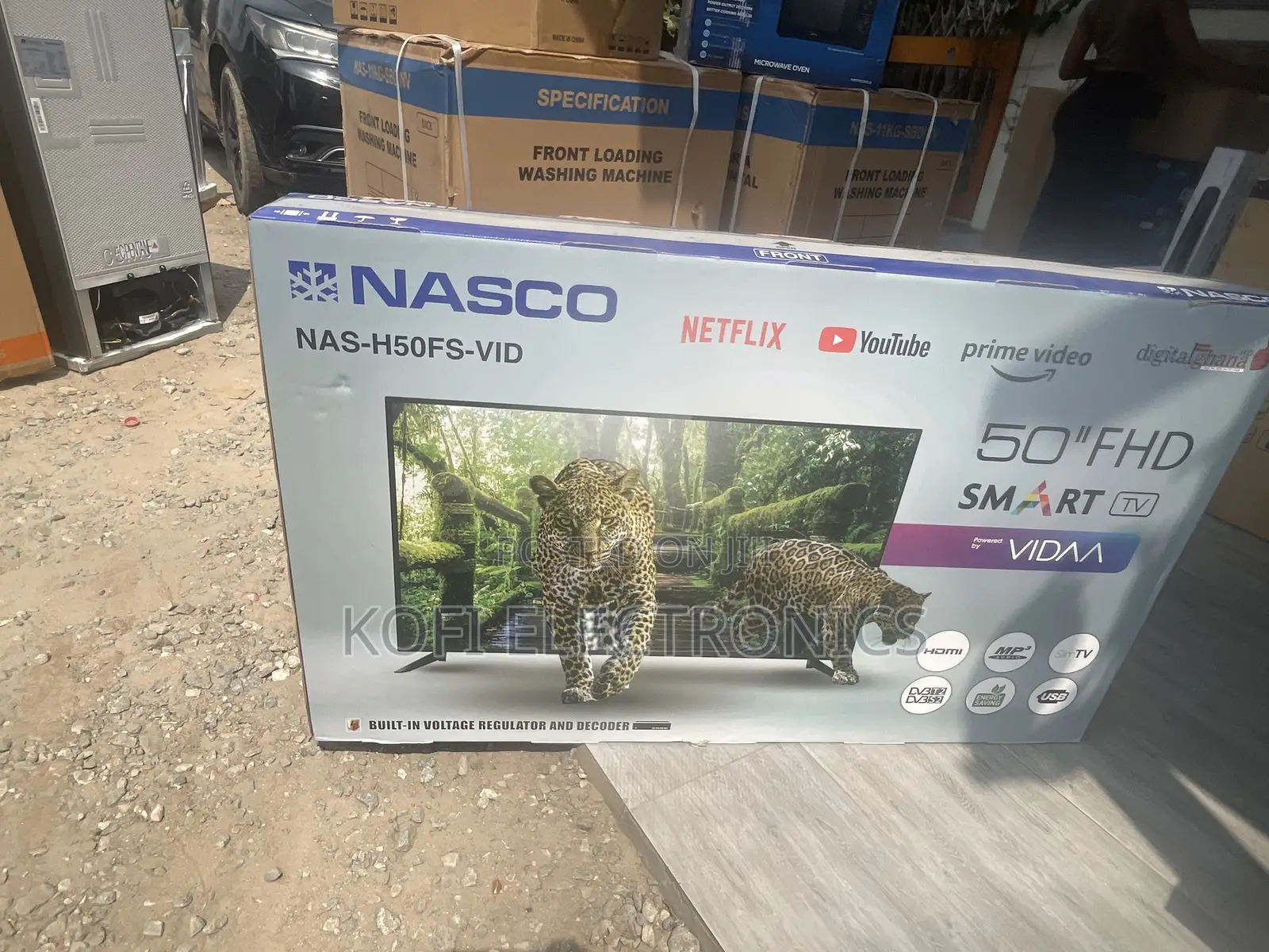 Nasco 50inch Smart 4k Satellite Tv
