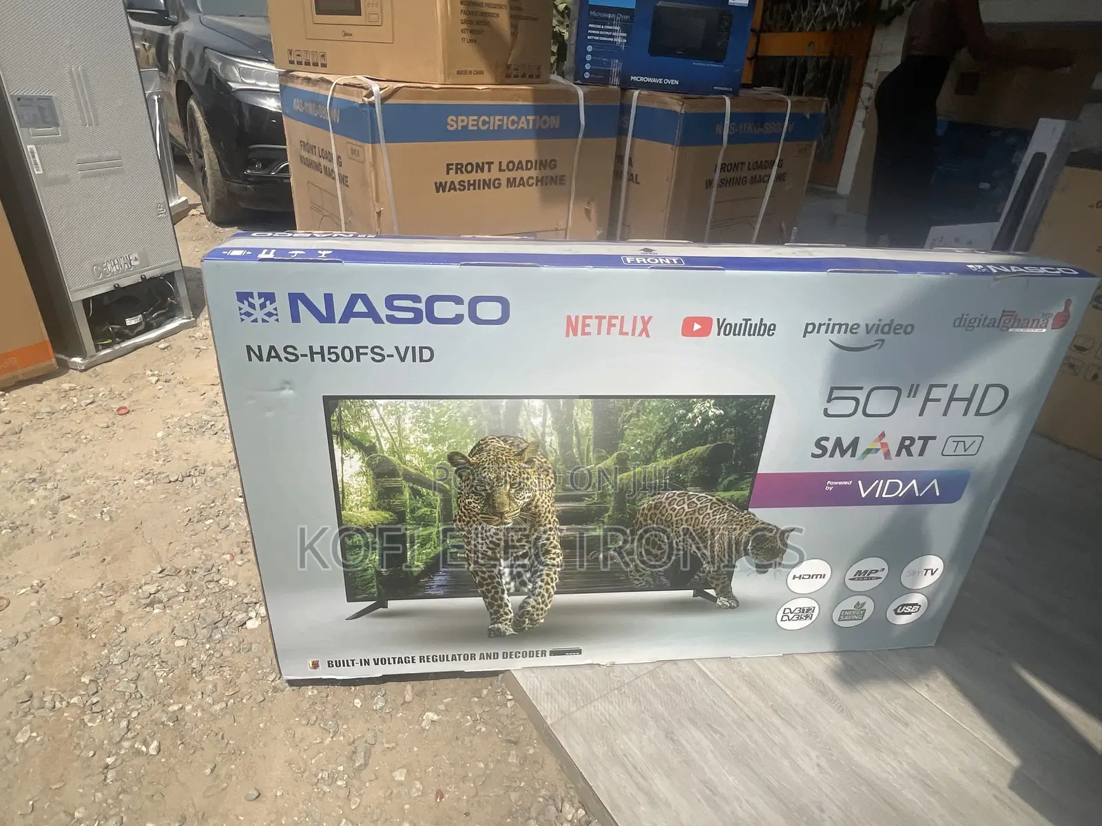 Nasco 50inch Smart 4k Satellite Tv