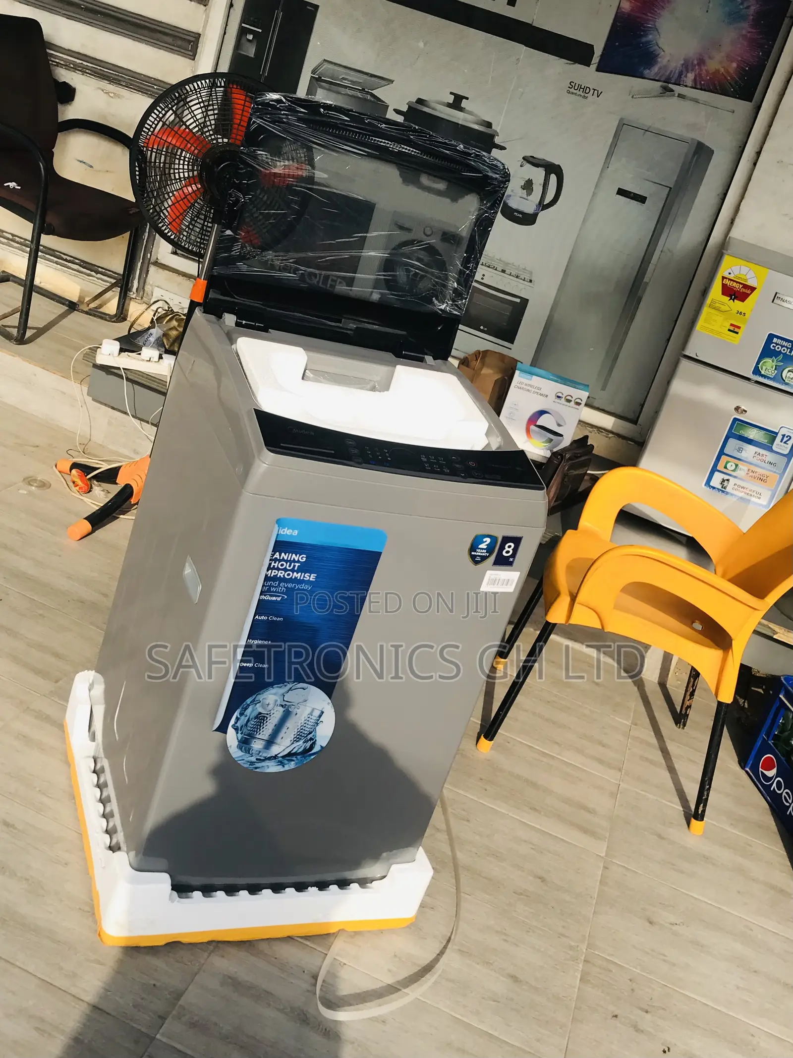 Midea Tide Turner 8kg Topload Fullauto Washingmachine Gray