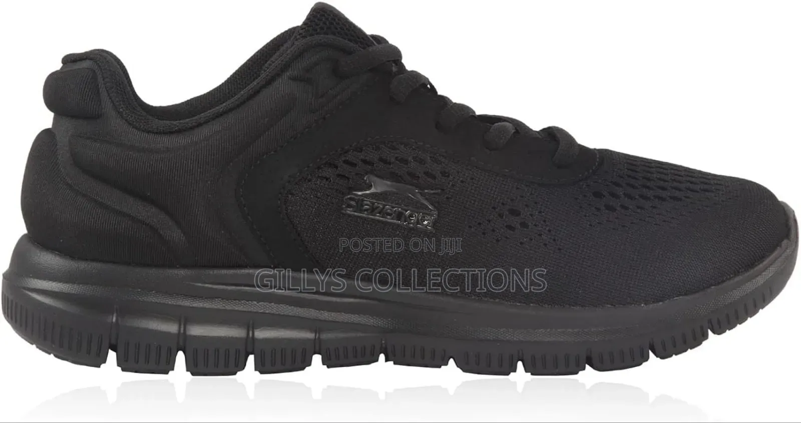 Slazenger Mech Black Trainers