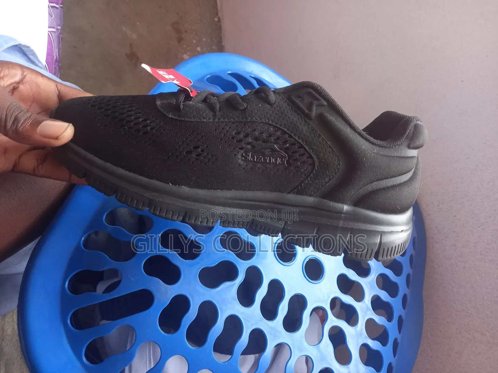 Slazenger Mech Black Trainers