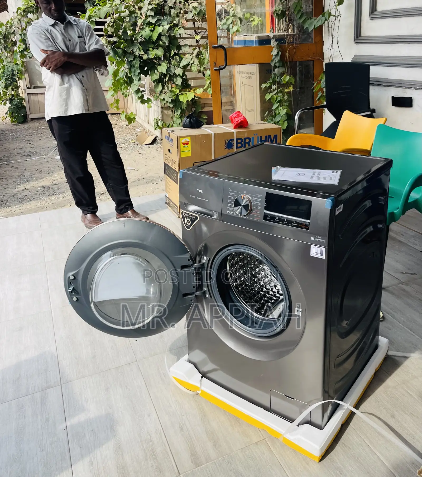 Laundry Made Easy WithTcl 10.5kg Fully Auto Washing Machine