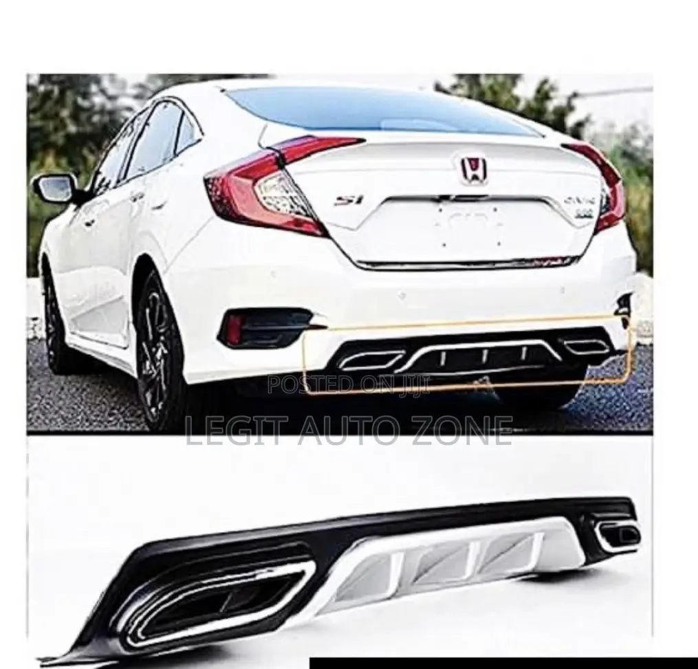 Honda Civic 2016,2018,2019,2020,2017 Back Bumper Diffuser