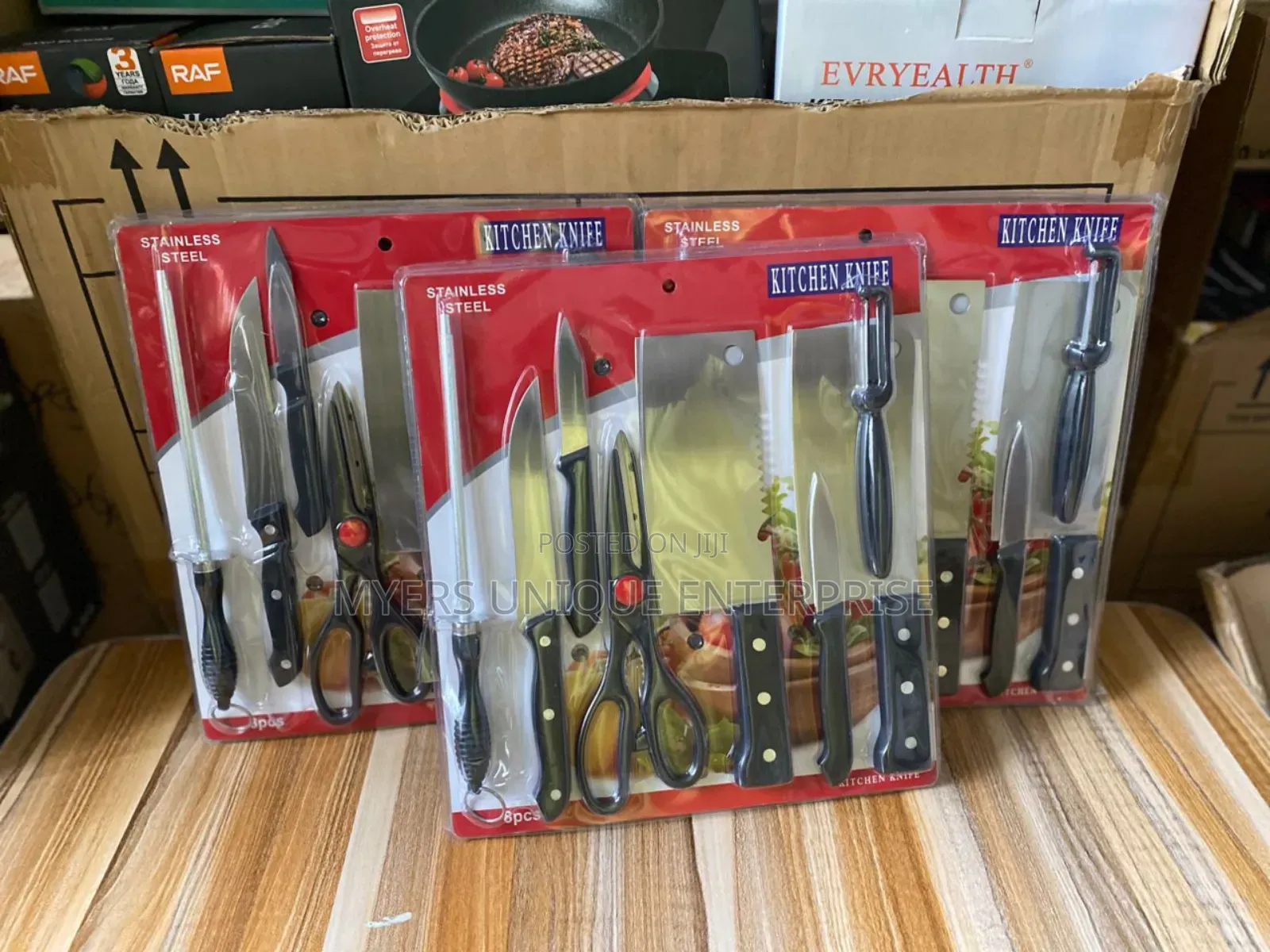Portable Stainless Steel Knife Set