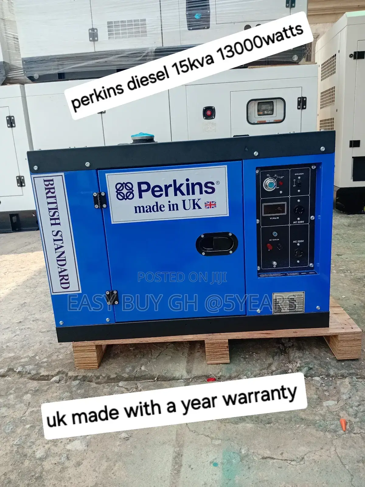 First Rate 15kva Perkins Diesel Generator 13000watts 15kva