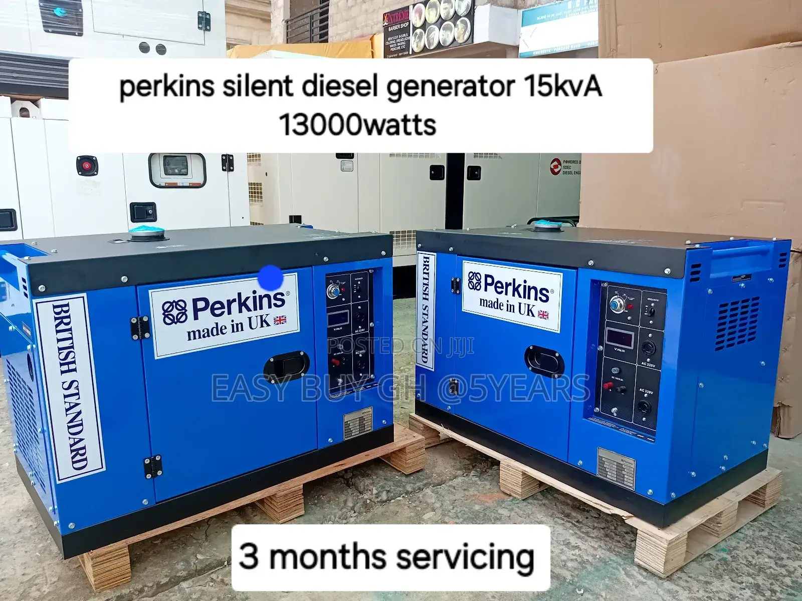 Top Drawer 15kva Perkins Diesel Generator 13000watts 15kva