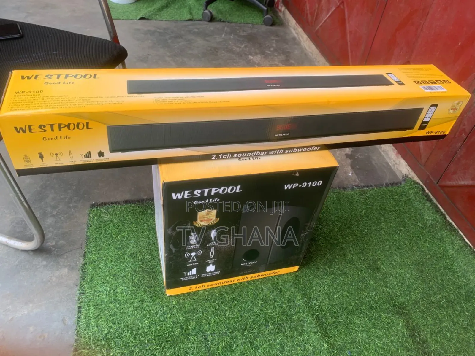 High Level Soundbar Woofer Westpool 2.1ch WP-9100 Soundbar