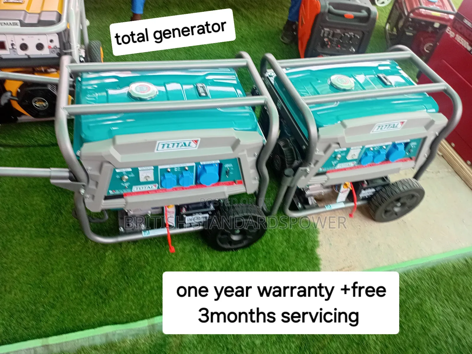 Key and Pull Start Total Generator Petrol Silent