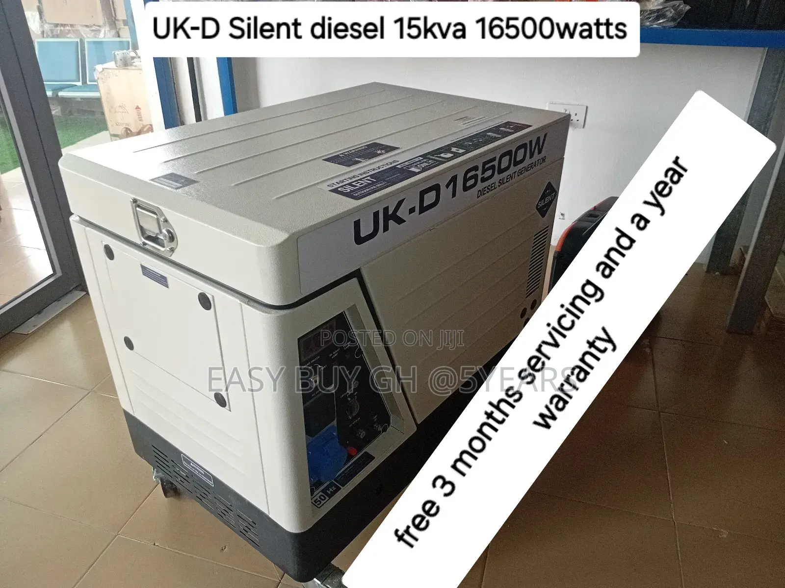 Geniune 15kva UK-D Diesel Silent Generator 16500watts 15kva