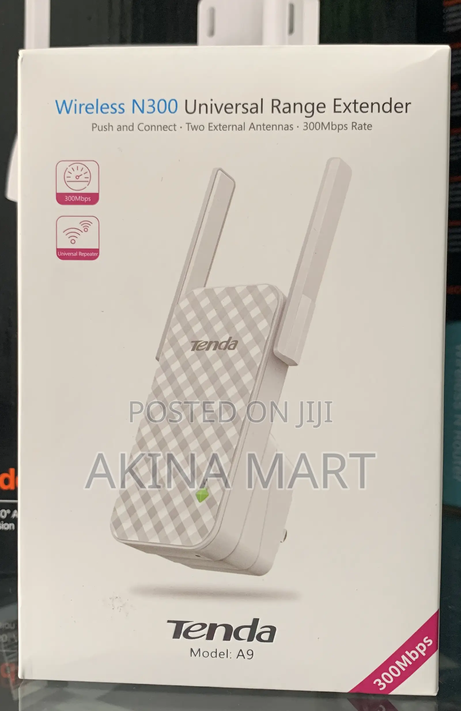 Tenda N300 Range Extender Wireless Router