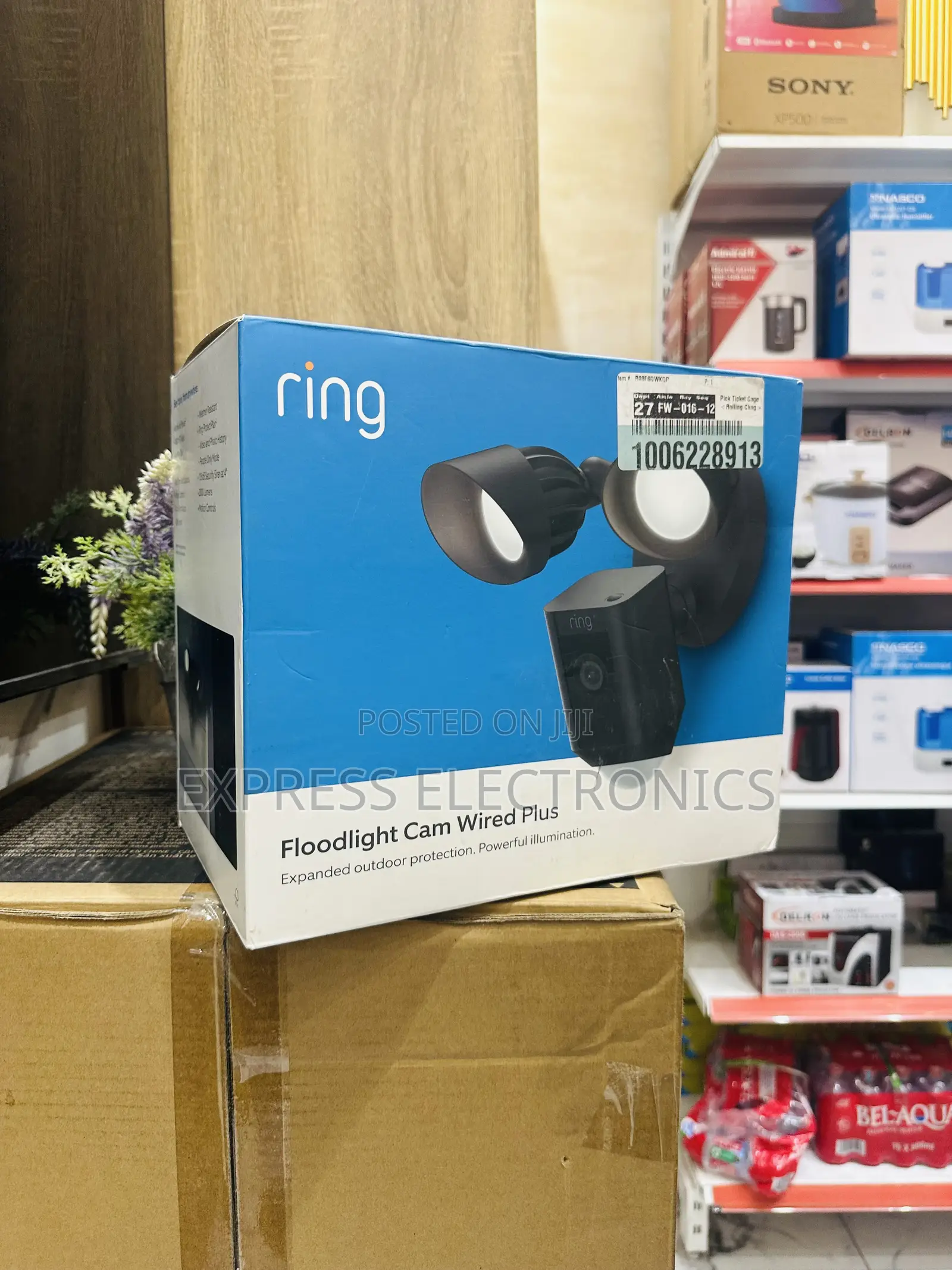Purchase the New Black Ring Floodlight Cam Wired Plus