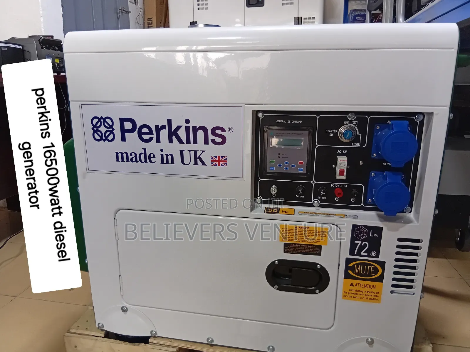 Auto Controller Perkins Diesel Generator 16500watt