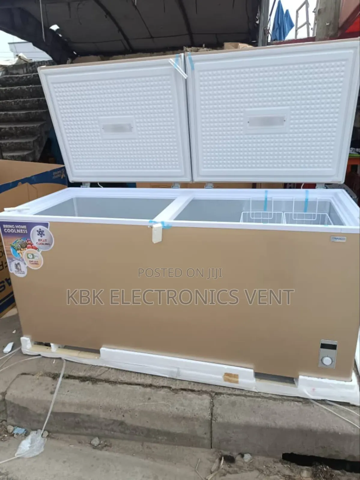 Nasco 545ltr Double Door Chest Freezer