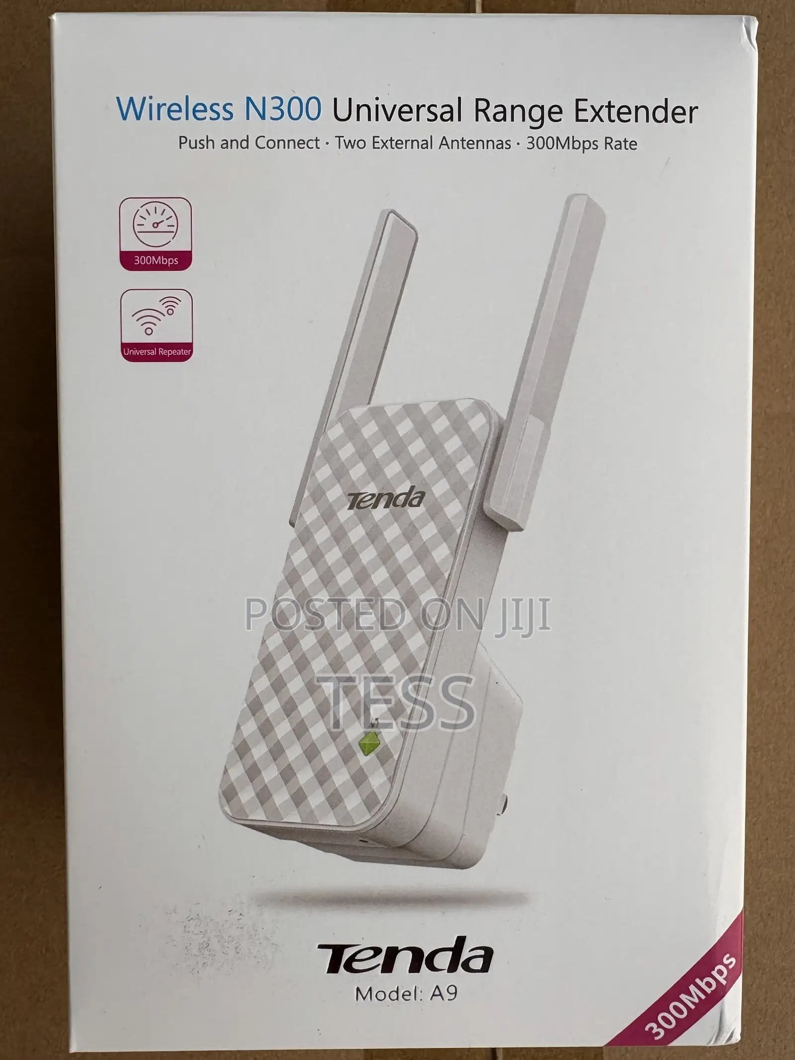 Tenda A9 Wifi Range Extender 300mbps ( No Lan Port)