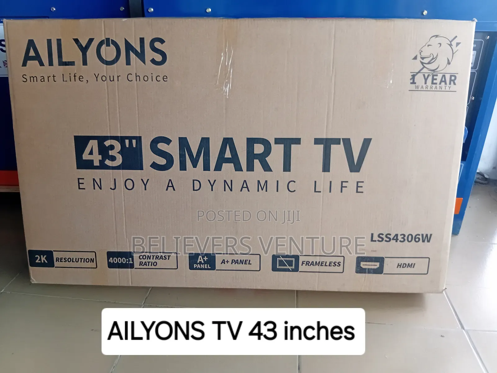 Powerful and Morden 43 Inches AILYONS SMART TV